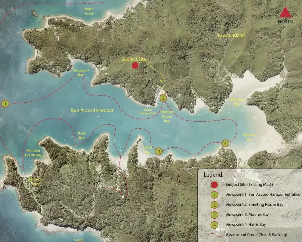 Wayfinder-telecommunications-approvals-consent-Spark-Kawau-Island